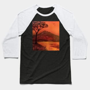 Fire Mountain Lake Baseball T-Shirt